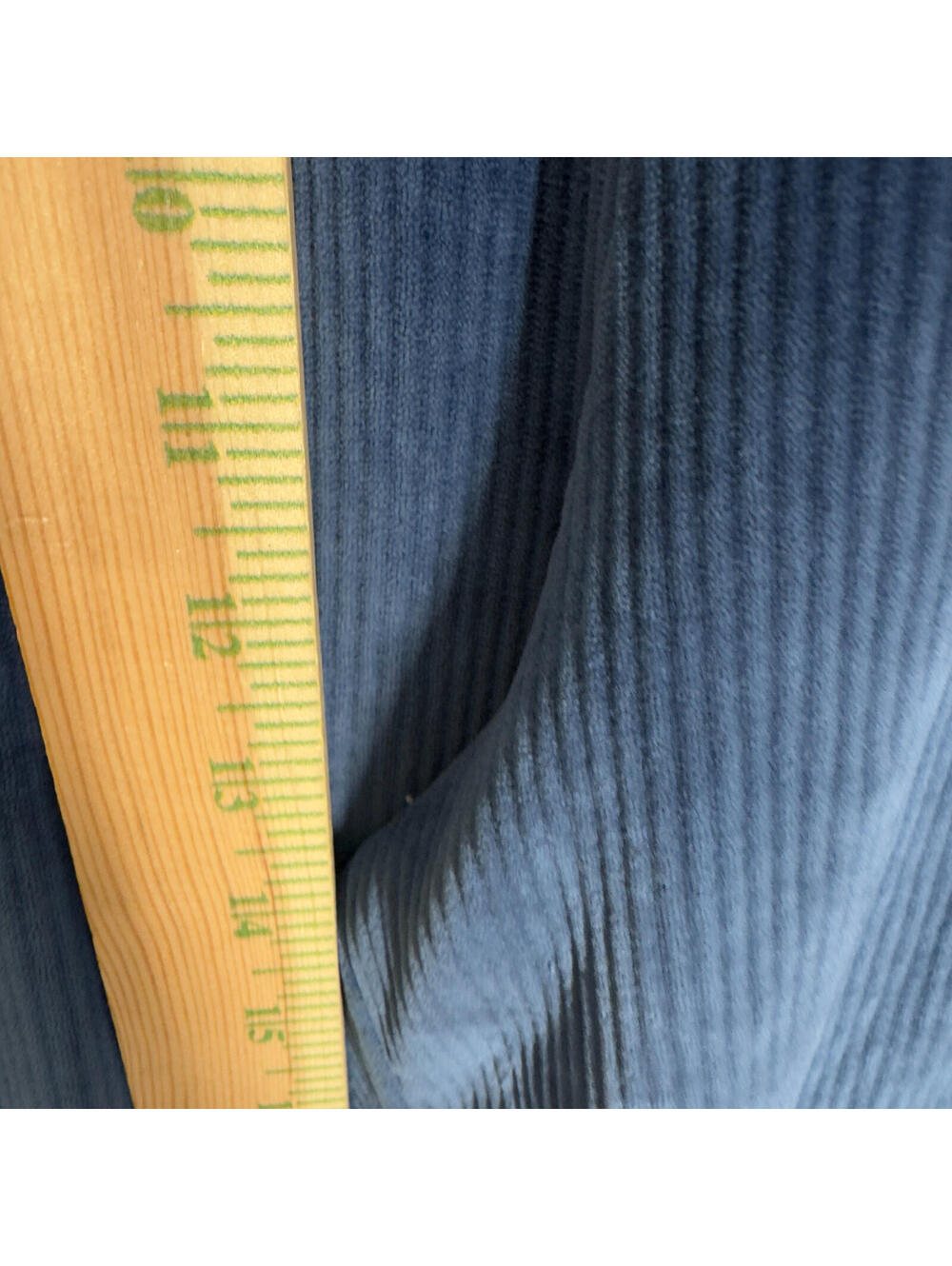 Joyspun Cropped Pants Women 2X Plus Blue High Rise Pull On Flat Front Straight - Picture 4 of 8